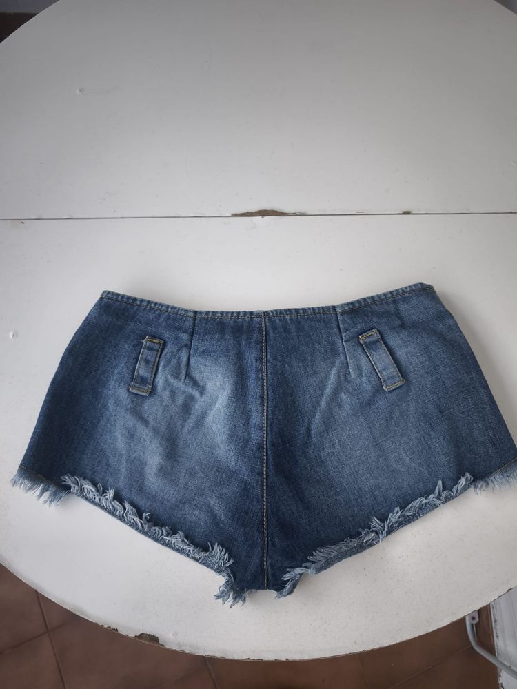Zara TRF Jeans Denim Shorts 2